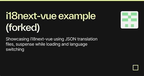 Vue i18next  Easy, powerful, and component-oriented for Vue