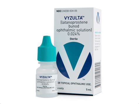 Vyzulta price 024% is supplied in low density polyethylene bottles with dropper tips and turquoise caps in the following sizes: 2