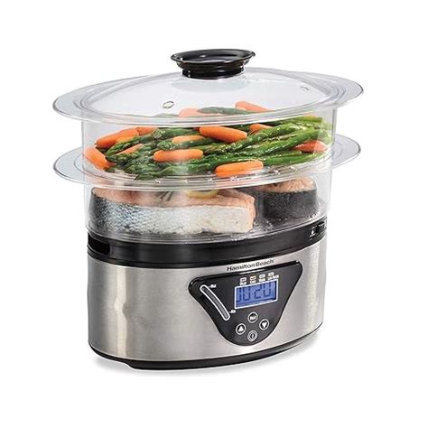 Elite Gourmet 2 Quart Elcteric Food Vegetable Steamer with BPA-Free Steamer Tray, Auto Shut-Off 60-Min Timer EST250