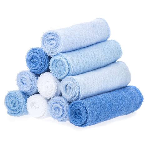 Wash Cloth Towels by Zeppoli, 60-Pack, 100% Natural Cotton, 12 x 12, Soft and Absorbent, Machine Washable, White (60-Pack)