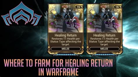 Warframe healing return  And with this you may consider going for more ability strenght instead of using Regenerative Molt to get more status chance on spores and therefore more constant healing