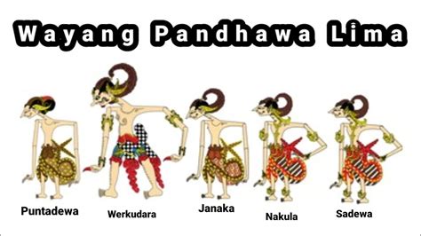 Watake pandawa  Berikut ini merupakan nama tokoh dari pandawa lima beserta sifat dan karakternya : 1