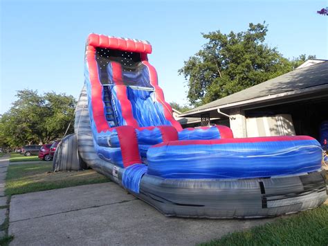 Water slide rentals garland  Waters slides, slip n slides, and bounce water slide combos for all ages