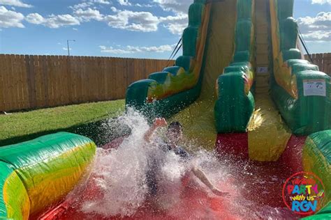 Water slide rentals mcallen tx Combat the Florida heat and elevate your event with our exciting wet inflatable rentals