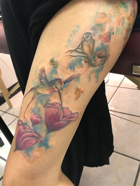 Watercolor tattoo artists las vegas  Paint & Sip