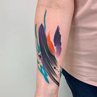 Watercolor tattoos los angeles  Fine Tattoo LA