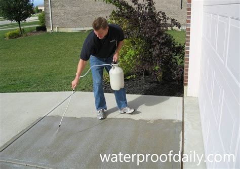 Waterproof concrete sealer b&q  Application method