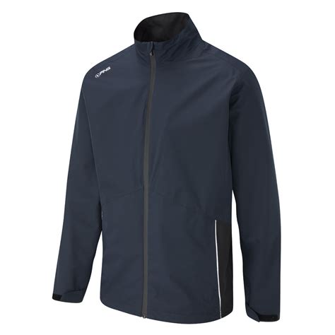Waterproof golf jacket  Men's Lightweight Waterproof Long Sleeve Full-Zip Golf Rain Jacket Casual Athletic Active Track Jackets