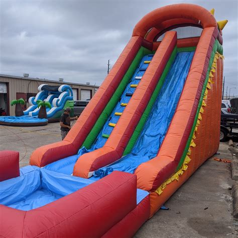 Waterslides for rent in houston  NEW!!! 34’ Wet/Dry Rock Wall Slide