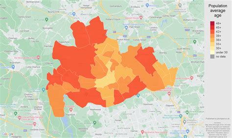 Watford population growth  The Watford demographics page include statistics on the population and groups such as religious or ethnic