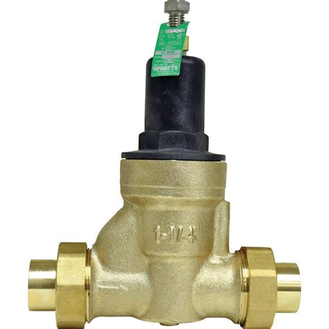Watts water pressure reducing valve  please refer to the product’s specification sheet (see literature section above) or ask a Watts representative