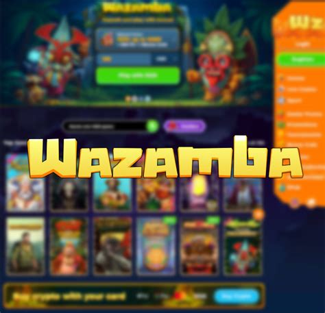 Wazamba login  This field could contain a minimum 5 symbols