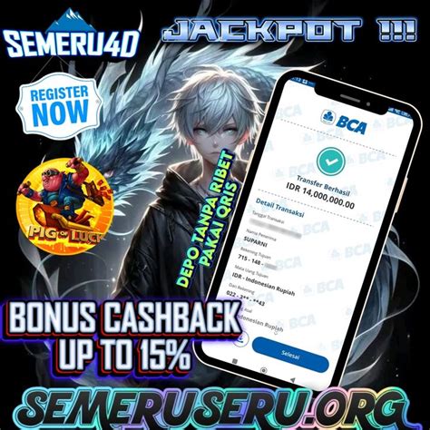 Wd berapapun pasti akan dibayar  Jackpot berapapun akan selalu dibayar