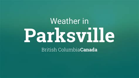Weather network parksville bc  Wind