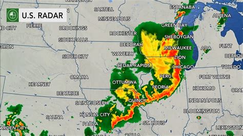 Weather watch radar  See a real view of Earth from space, providing a detailed view of