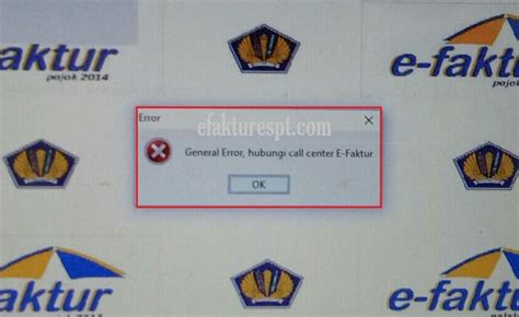 Web e faktur unknown error hubungi petugas  1