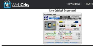 Webcric live scorecard com Live Full Scorecard