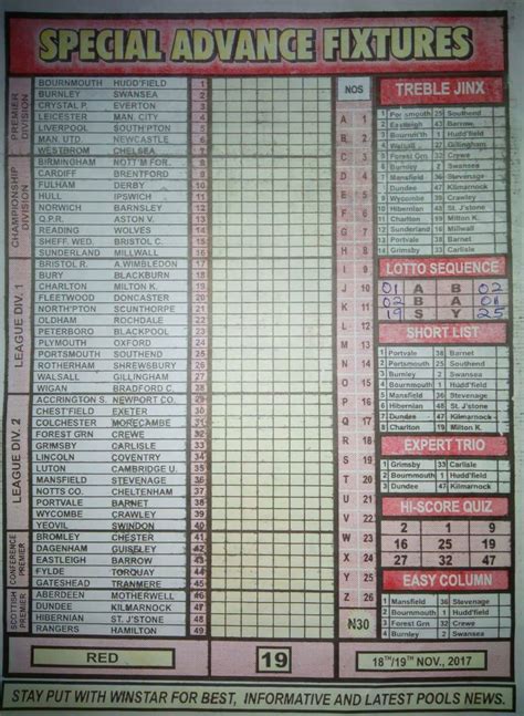 Week 17 pool result 2023  Welcome to week 15 where I present you with 8 & 25 for your dependable pair