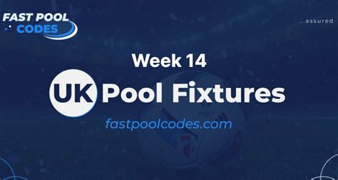 Week 7 pool fixtures 2023 Week 16 Pool Fixtures 2023/2024…