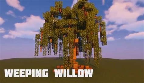 Weeping willow minecraft  Health benefits