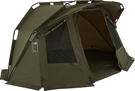 Westlake fragment 1 man bivvy  Lucx® Coon carp tent 2 person fishing bivvy 1 to 2 L, Olive green 