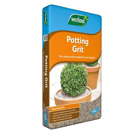 Westland potting grit b&q  WESTLAND POTTING GRIT 20KG : Westland Potting Grit is ideal for mixing with compost to provide extra drainage and opening up the compost structure