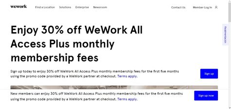 Wework promo code  15% Off Using Wework Discount Code