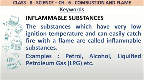 What are inflammable substances give examples  Examples of inflammable in a Sentence