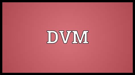 What does dvm mph mean  Here is some basic information about a few of the more commonly-seen initials
