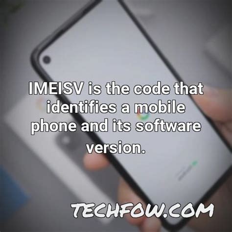 What does imei sv mean  Audio