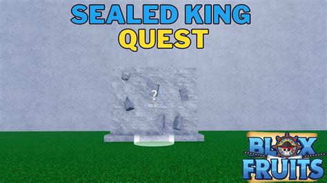 What does sealed king do in blox fruits Follow these steps to get to Third Sea in Blox Fruits: Visit the Colosseum structure in the New World