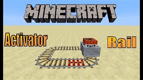 What does the activator rail do in minecraft  For other types of rails, see