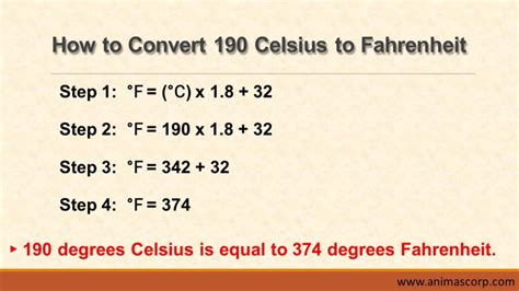 What is 190 degrees celsius in fahrenheit  Thus, after applying the formula to convert 69 Celcius to Fahrenheit, the answer is –