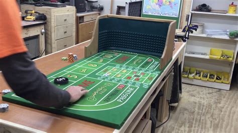 What is under the felt on a craps table Craps is a dice game played on a large table (roughly the size of a bathtub) marked with various betting options