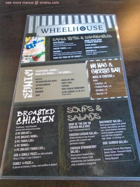 Wheelhouse anoka menu  Serving up good food and good timesWheelhouse, Anoka, Minnesota