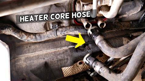 Where is the heater core located on a ford escort ford  Fig