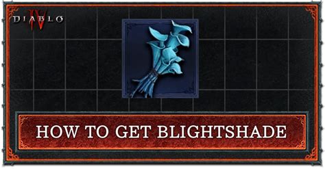 Where to farm blightshade d4  Requires Level 15: Gem