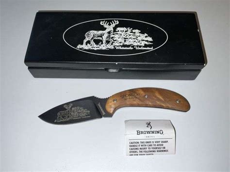 Whitetails unlimited knife 743