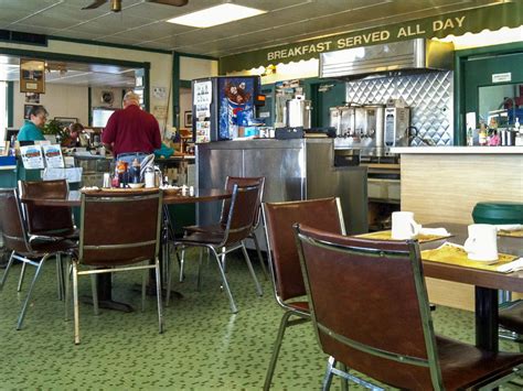 Whitey's diner  One is carryout and counter service oriented and the other has table service