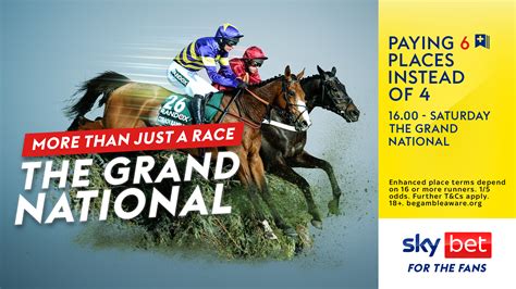 Who is paying 6 places on the grand national  Plenty of punters will be collecting