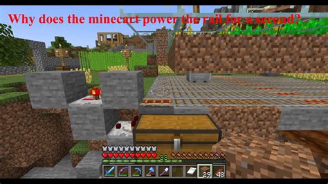 Why does the minecart shake  On the open end of rail, place a furnace minecart and a passenger or chest minecart on the other end