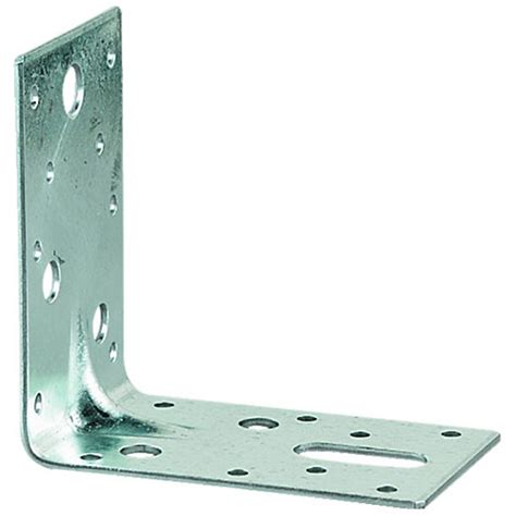 Wickes metal brackets  Light Duty Angle Bracket 75 x 75 x 15mm - Pack of 10