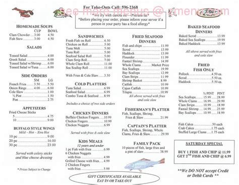 Wilbraham seafoods menu  in Mexican, Tex-mex