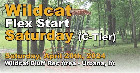 Wildcat bluff disc golf One hole is open - the rest through wooded trails