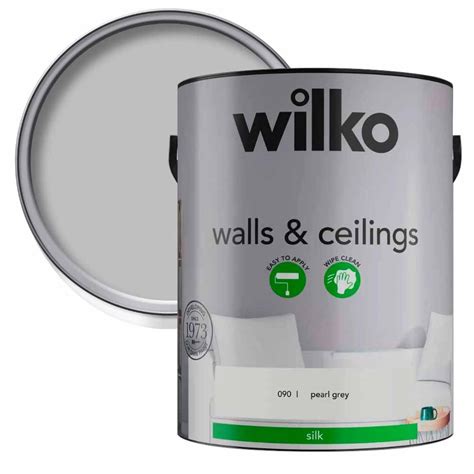 Wilko pearl grey paint 5l Give your home a modern new look with our extensive range of grey emulsion paint for walls & ceilings at wilko - available in light, dark or warm grey tones