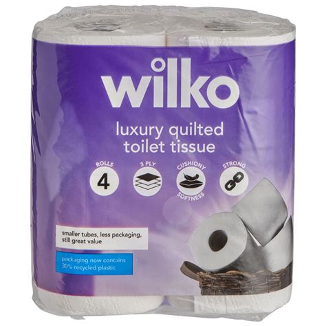 Wilko toilet rolls 32  Pack of four rolls