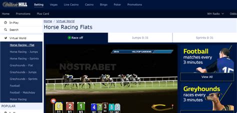 William hill virtual horse racing results today  Come watch and wager today AT OUR 24 NEVADA PARI-MUTUEL LOCATIONS! Each-way 1/5 odds 1-2-3 Outright Betting