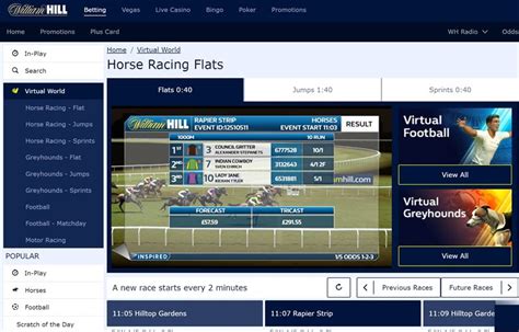 William hill virtual results  Max 100 Free Spins
