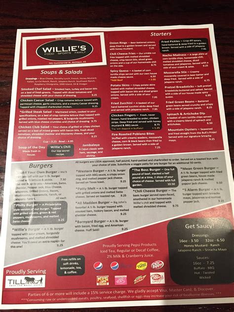 Willy's bar and grill 50