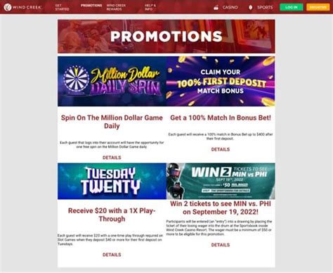 2024 Wind creek casino promotional code - battery77.ru